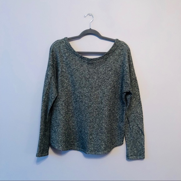 ♥️ SOLE MIO Lace Up Back Sweater - Picture 2 of 2